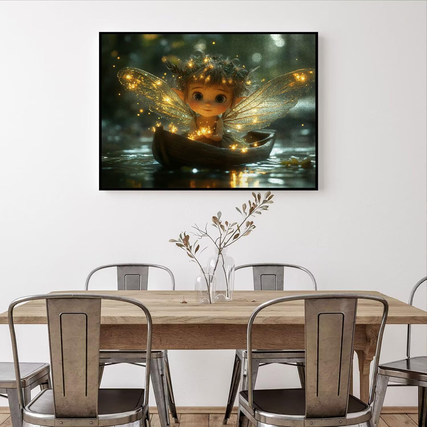 Puzzle 3000 Teile für Erwachsene, 3D Puzzle Elf Holzpuzzles, n-350 | Puzzlematte Kleines Boot, Heimunterhaltung, Entspannung Meditationspuzzle, Impossible Klassische Jigsaw Puzzles, Home Decor