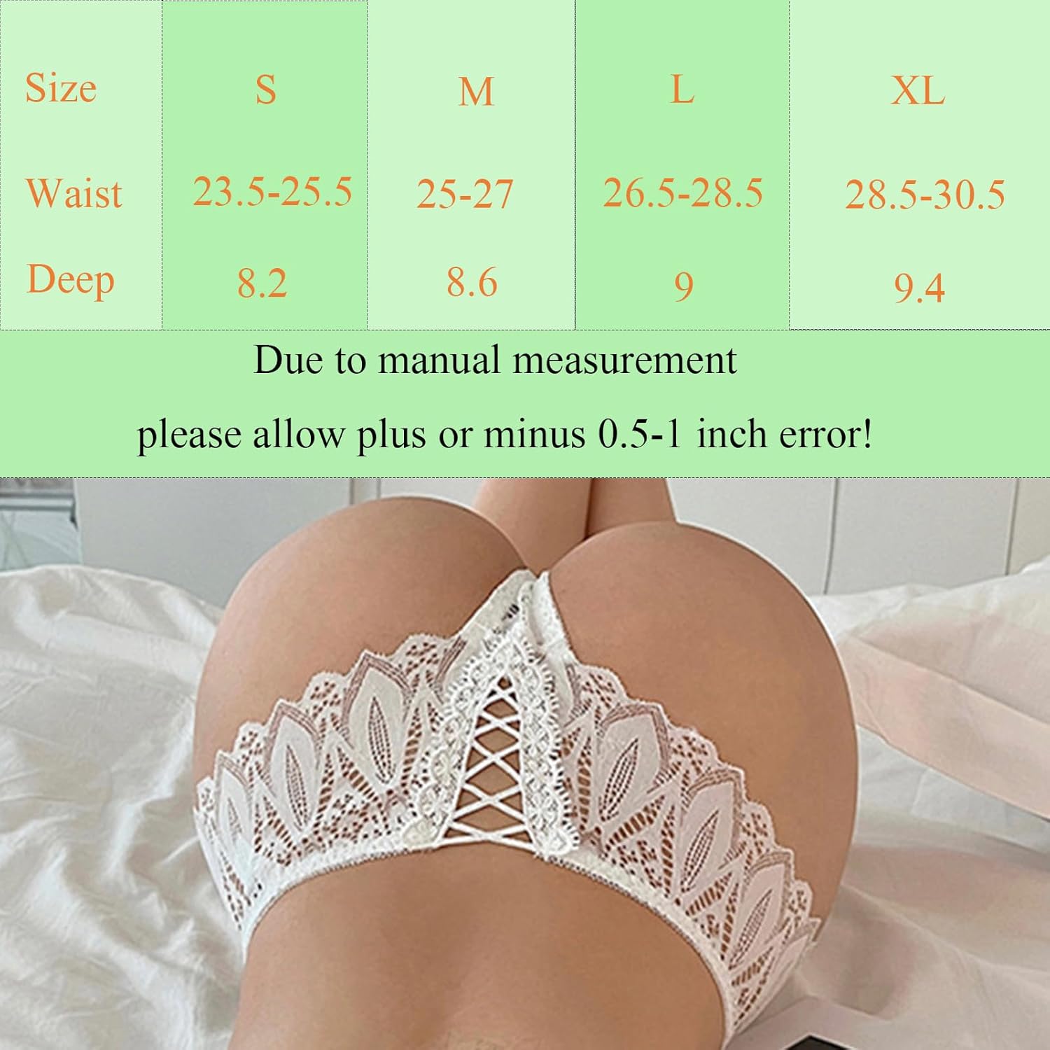 Lace Thong Sexy Cheeky Panties for Women Lace Criss Cross Underwear High Elastic Soft Panties - Image 3