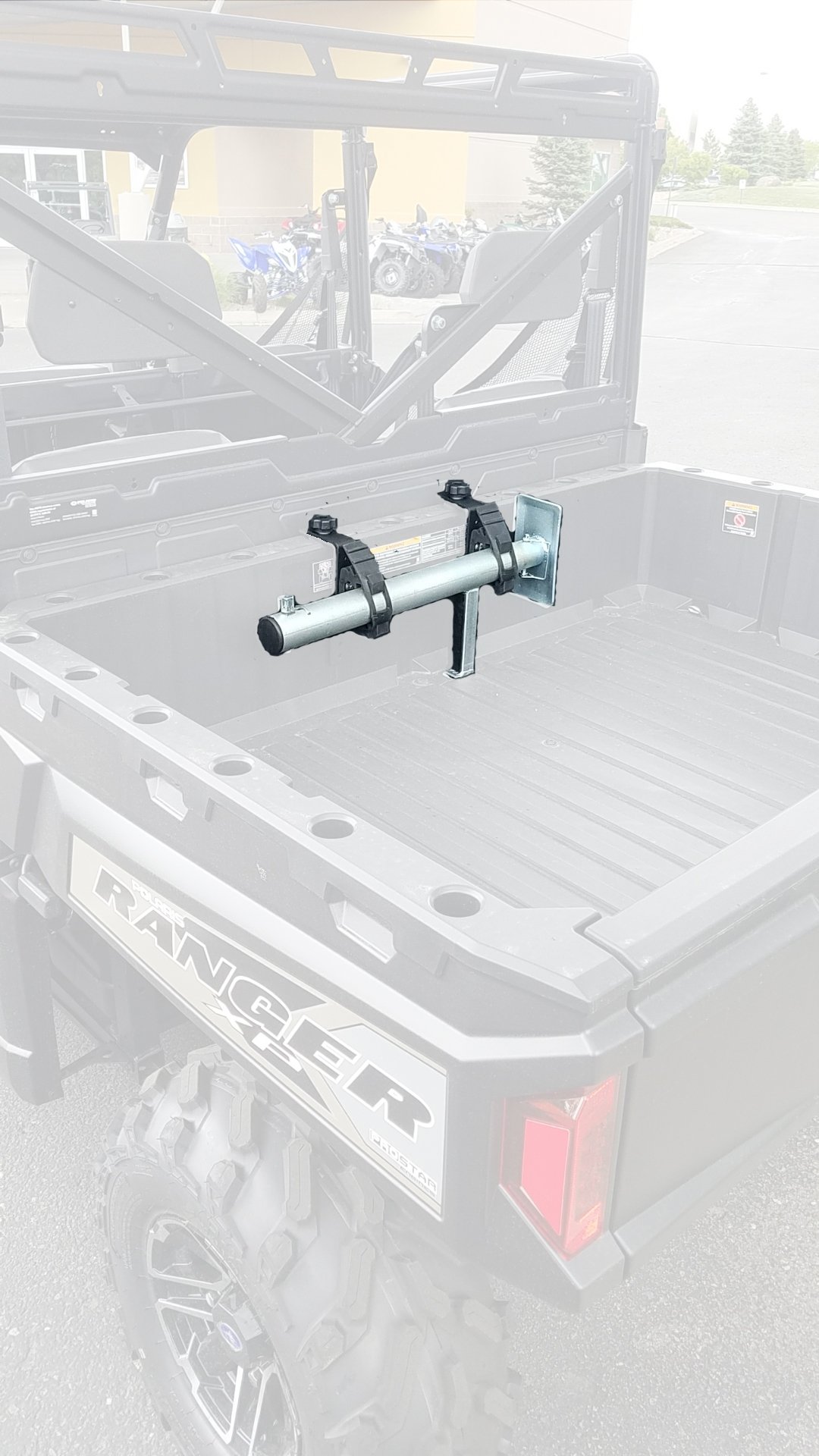 Extended Height Polaris Ranger and Polaris General Jack U-5500-R 2,500 lb Capacity Galvanized Steel Lift Height from 8" to 40"