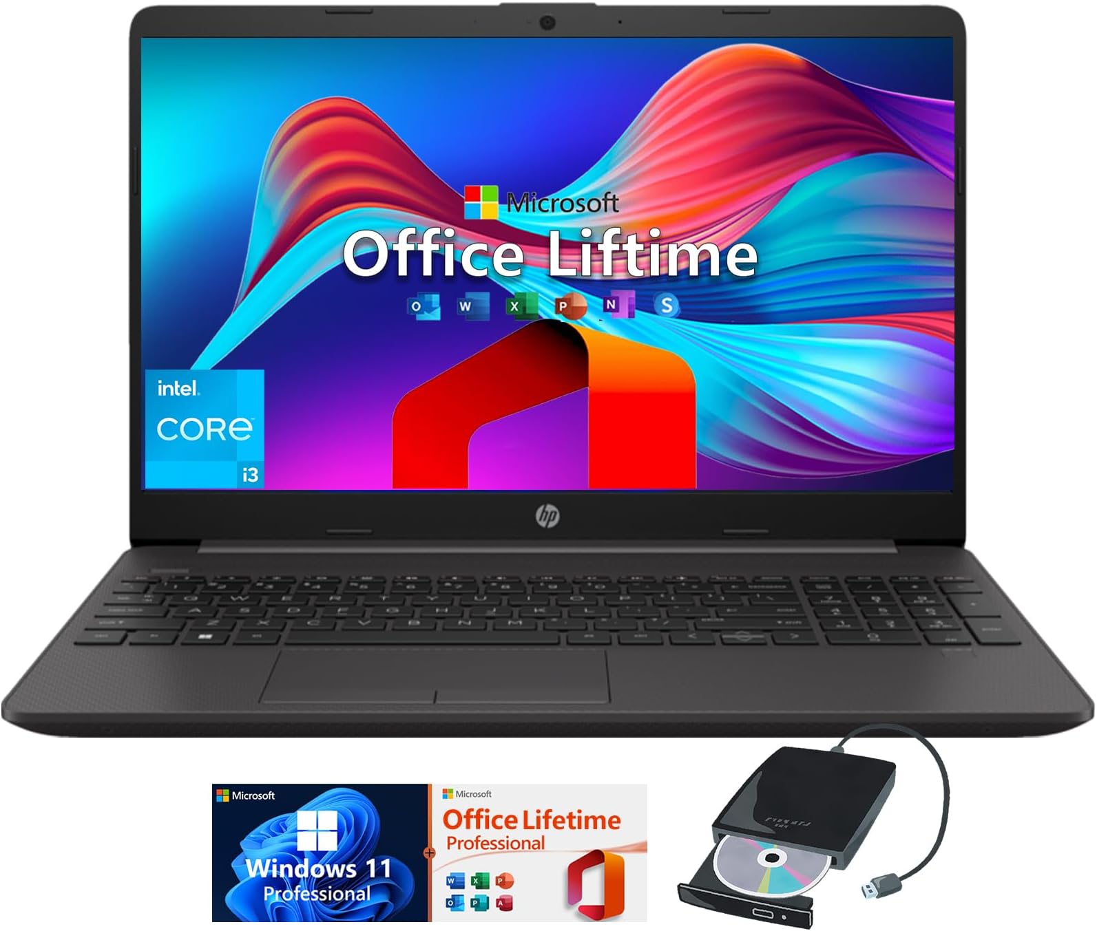HP 250RG9 Flagship Business Laptop w/Microsoft Office