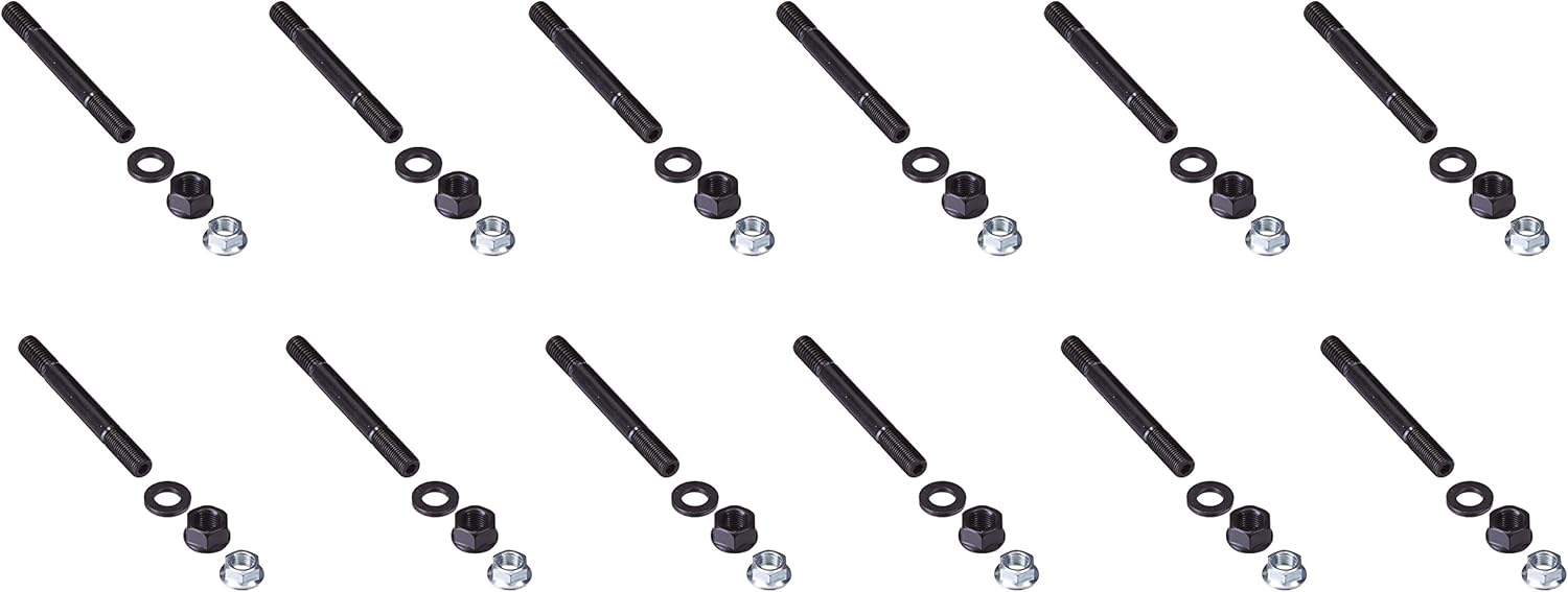 ARP 1345501 Main Stud Kit, 200,000 PSI Chrome Moly Steel, For Select Chevrolet Small Block 2-Bolt Main Applications, Small Journal, With Windage Tray