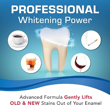 Plus White Teeth Whitening Kit - Includes 5 Minute Teeth Whitening Gel with Mouth Tray & Stain Guard Mouth Rinse to Protect Teeth Between Treatments