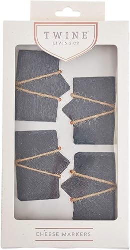 Miniatura 3 de Marcadores de queso de pizarra rústica de granja de Twine