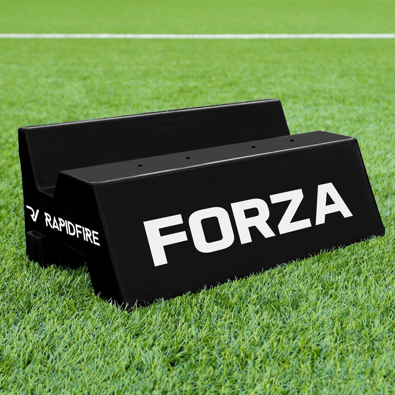FORZA Base per Manichini da Calcio 2-in-1 (15kg) | BaseIn Gomma Pesante per Esercitazioni di Passaggio E Tiro | Sagome Opzionali in 3 Taglie