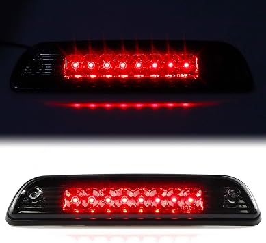 Tresound for 1995-2015 Toyota Tacoma 3rd Third Brake Light High Mount Stop Light, 2016-2023 Fit for Extended Cab Pickup Model Only Chrome + Smoke Lens
