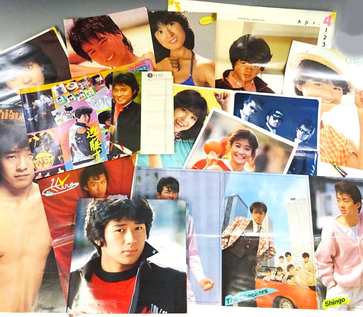 Amazon | 近藤真彦 付録 ポスター16点 岡田有希子 横浜銀蝿 松田聖子