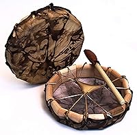 Vista 10 de Tambor de marco estilo nativo americano 13