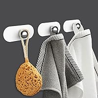 Vista 6 de Koopala Ganchos adhesivos 3M para lámpara de pared, ganchos de pared de pasta de 2 piezas, soportes resistentes para apliques de pared, ropa