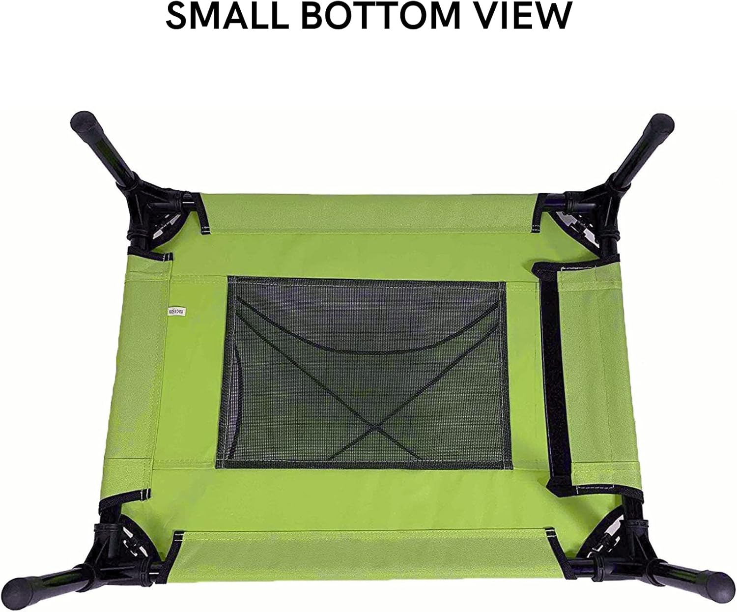 review Midlee Green Dog Cot with Canopy (18