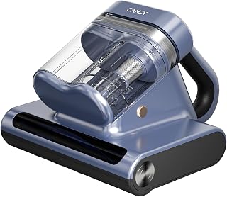 Candy Mattress Vacuum Cleaner, 16Kpa Bed Vacuum Cleaner with UV-C Light, 140°F Heat, 4 Level HEPA Filter & Ultrasonic, Versatile Handheld Vacuums for Bed, Sofa, Couch, Crib(Corded, 650W)
