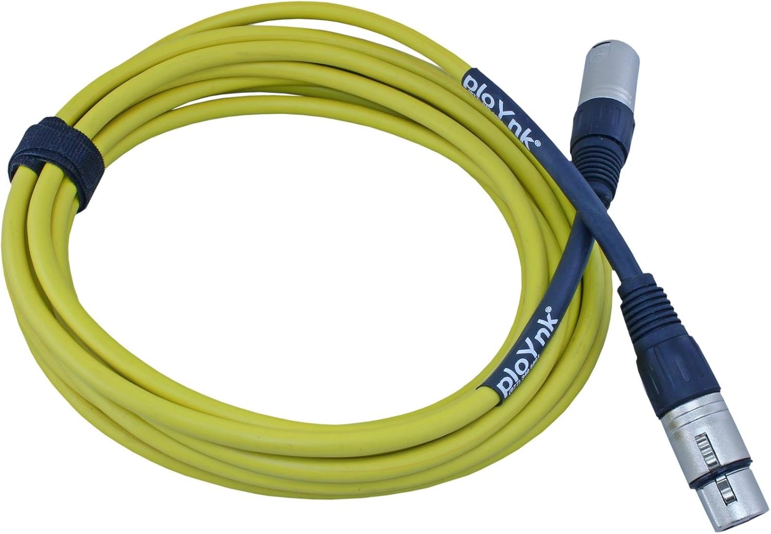 Premium Male to Female 3 pin XLR Mic Cable Microphone Audio Cord - 150 FT Long: Yellow