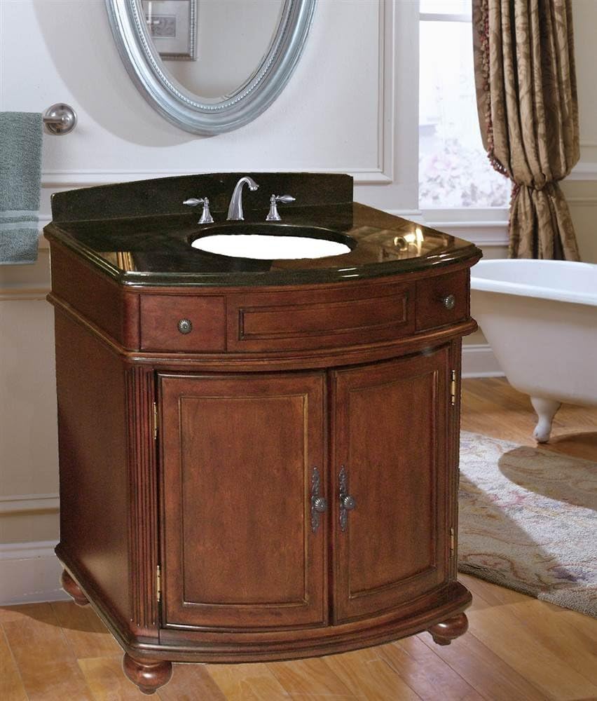 5300-3000-1005 Arlington 30-Inch Vanity in Distressed Cherry Sherwin Williams Finish, Vanity Only