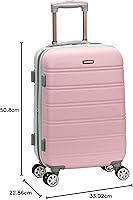 Vista 35 de Rockland - Maleta de viaje Melbourne, rígida y expandible, con ruedas giratorias, Azul