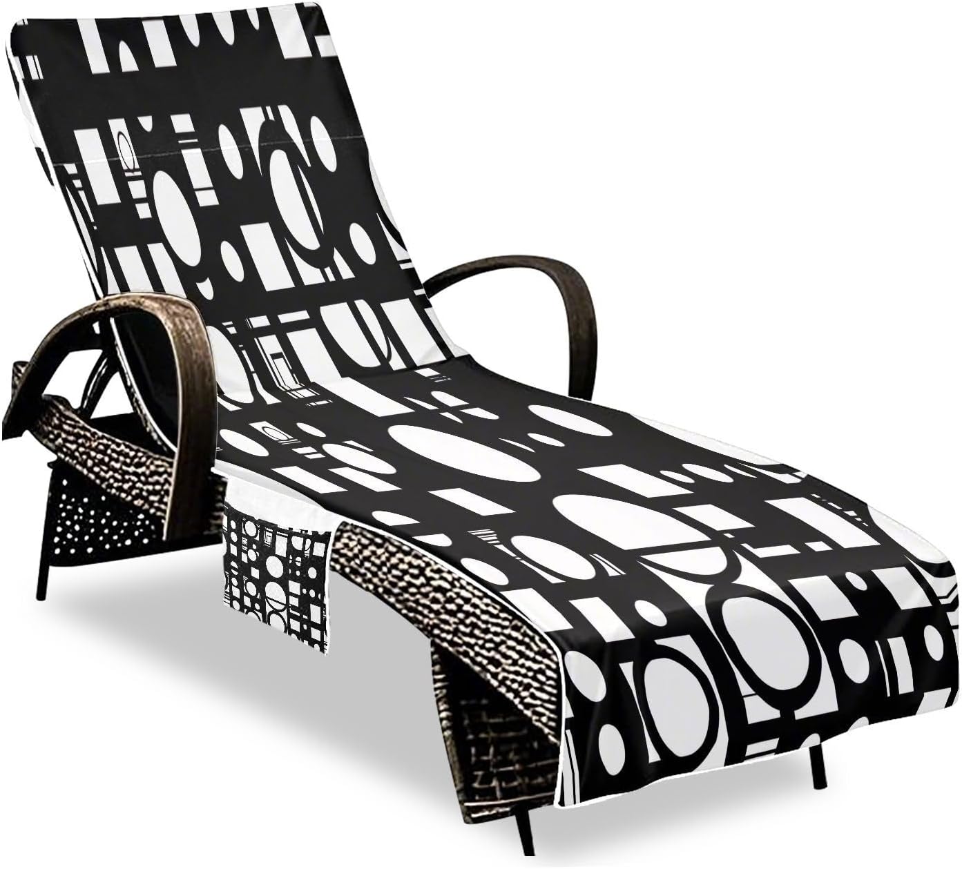 FRMG Abstract Geometric Patio Chaise Lounge Covers Beach Chair Cover Beach Chair towel lounge chair towel cover A0900345a