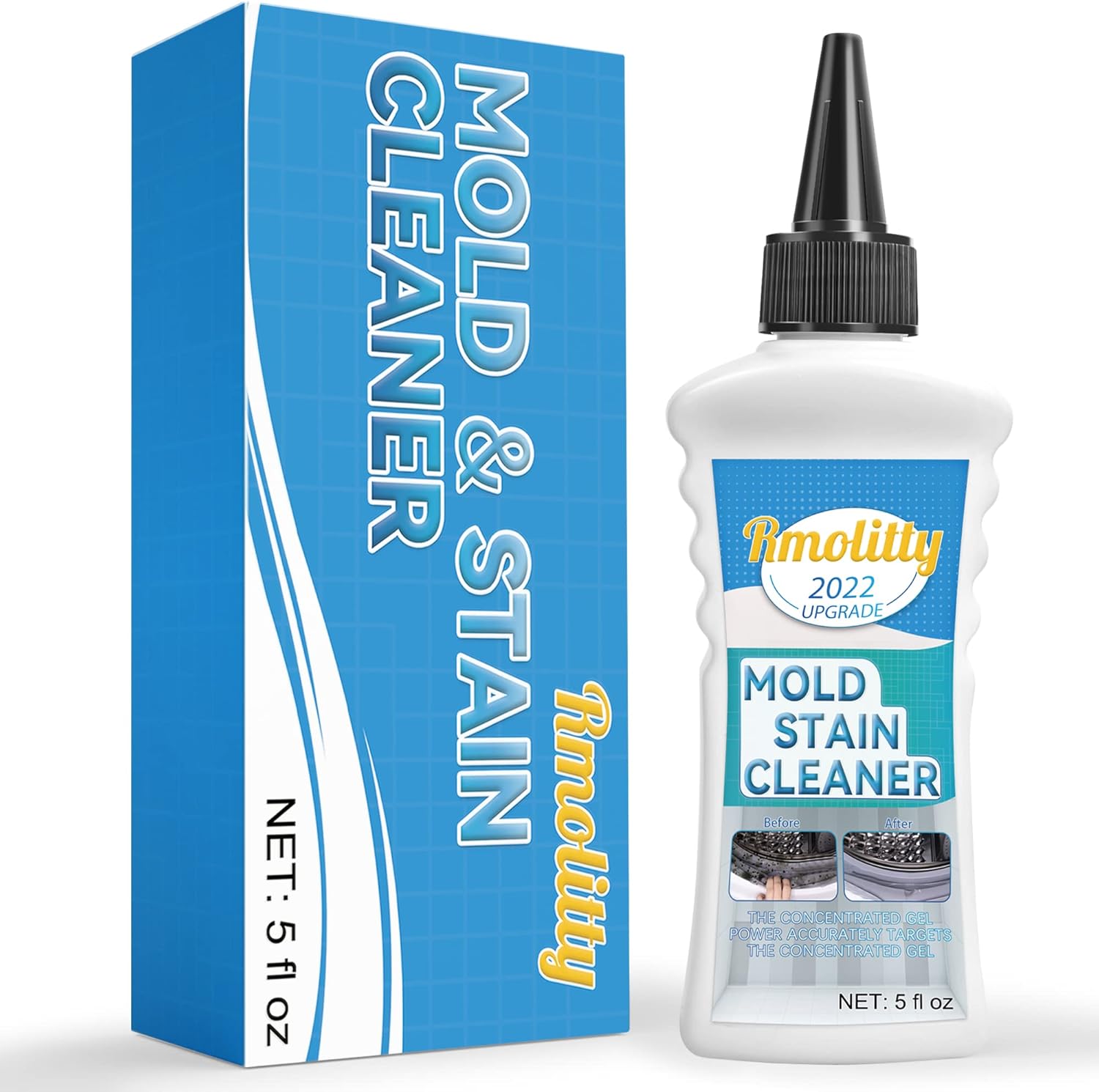 Paistely Mould Remover Gel, Deep Mold Remover Gel, 140g Large Capacity