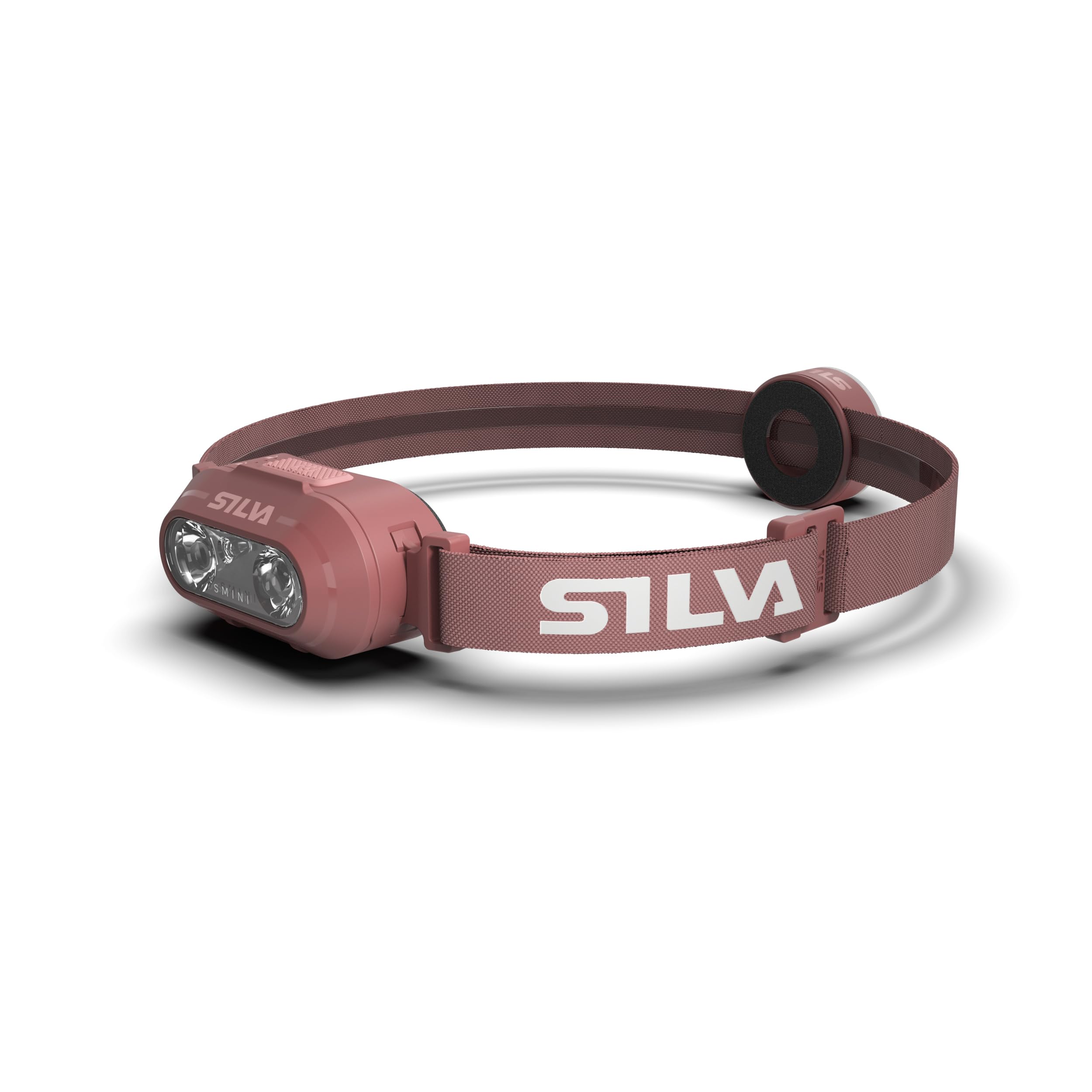Silva Lampe frontale LED rechargeable USB C - Smini - 53 g - 250 lumens - Lumière rouge - 3 niveaux de luminosité - LED blanches et rouges - Indicateur de batterie - Lampe frontale rechargeable