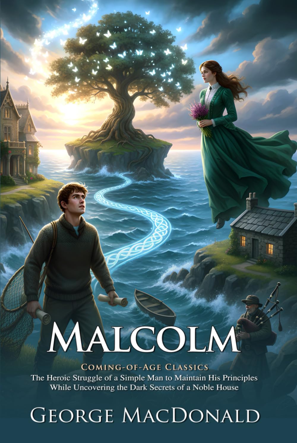 Malcolm: A Classic Scottish Novel of Character and Conscience: A Victorian Literary Work of Ethical and Spiritual Growth – Illustrated Edition with Author Biography and Modern Literary Critiques