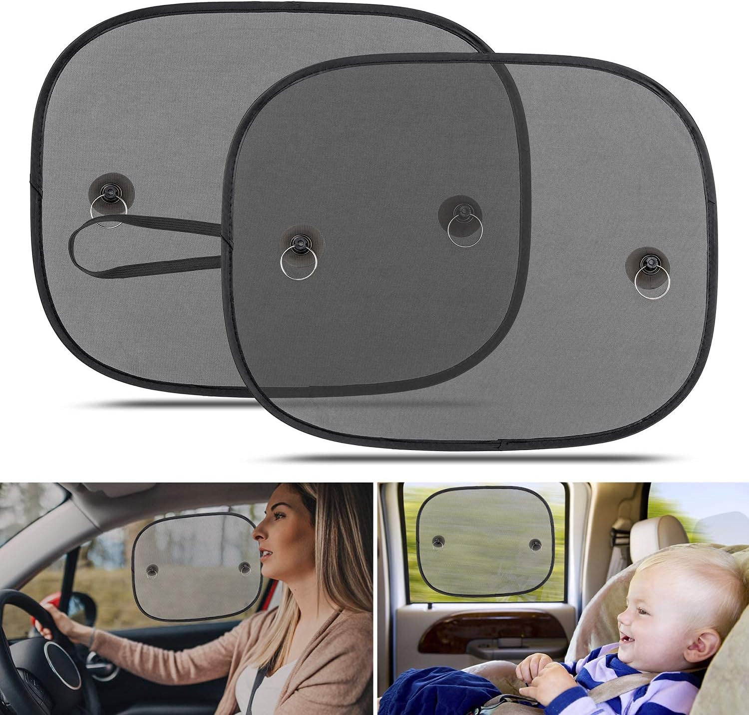 Car Window Shades for Baby, Block UV Rays Universal Car Sun Shades for