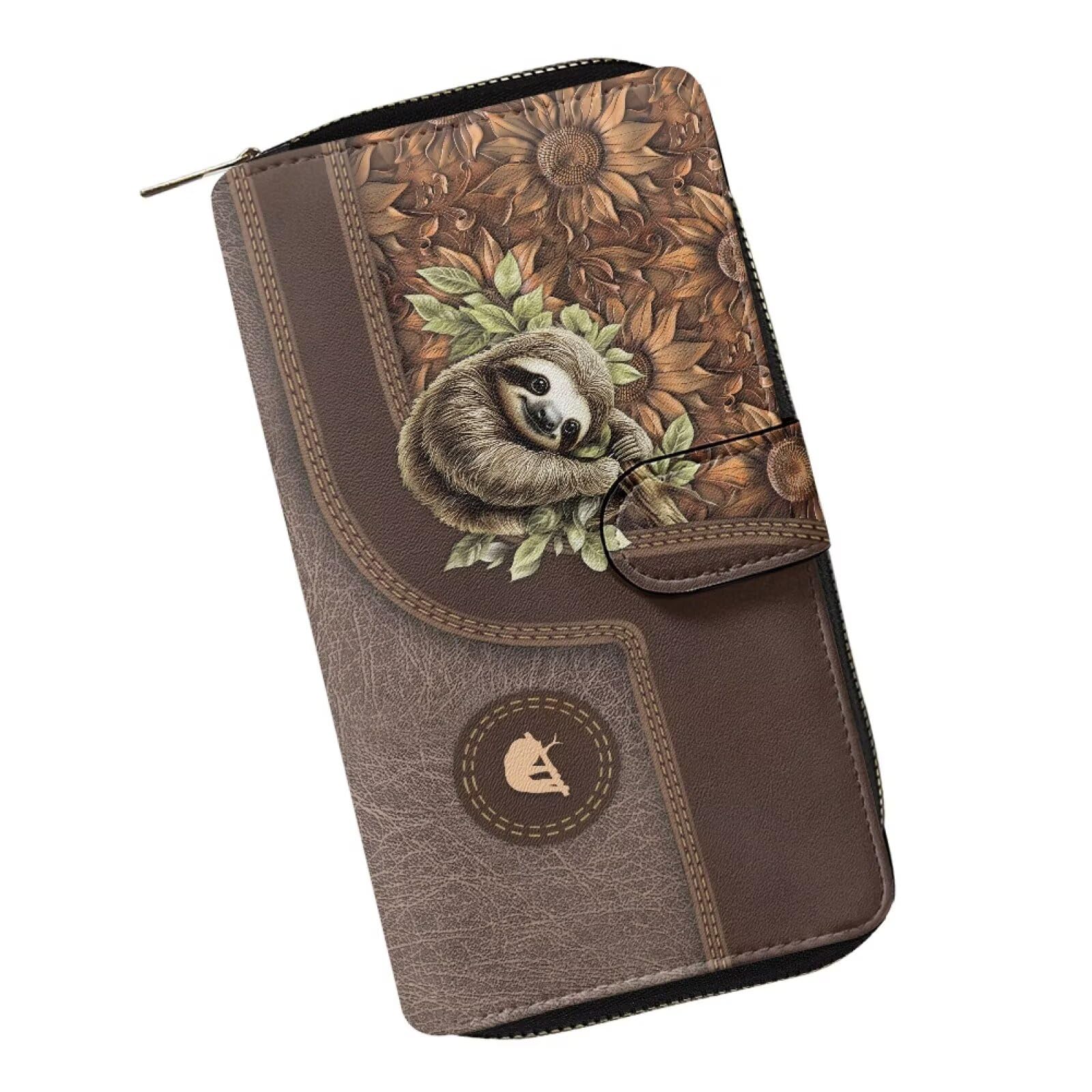COEQINE Ladies Wallets Pink Leopard Heart Black Printed Leather Phone Long Clutch Purses Check Coin Change Holder