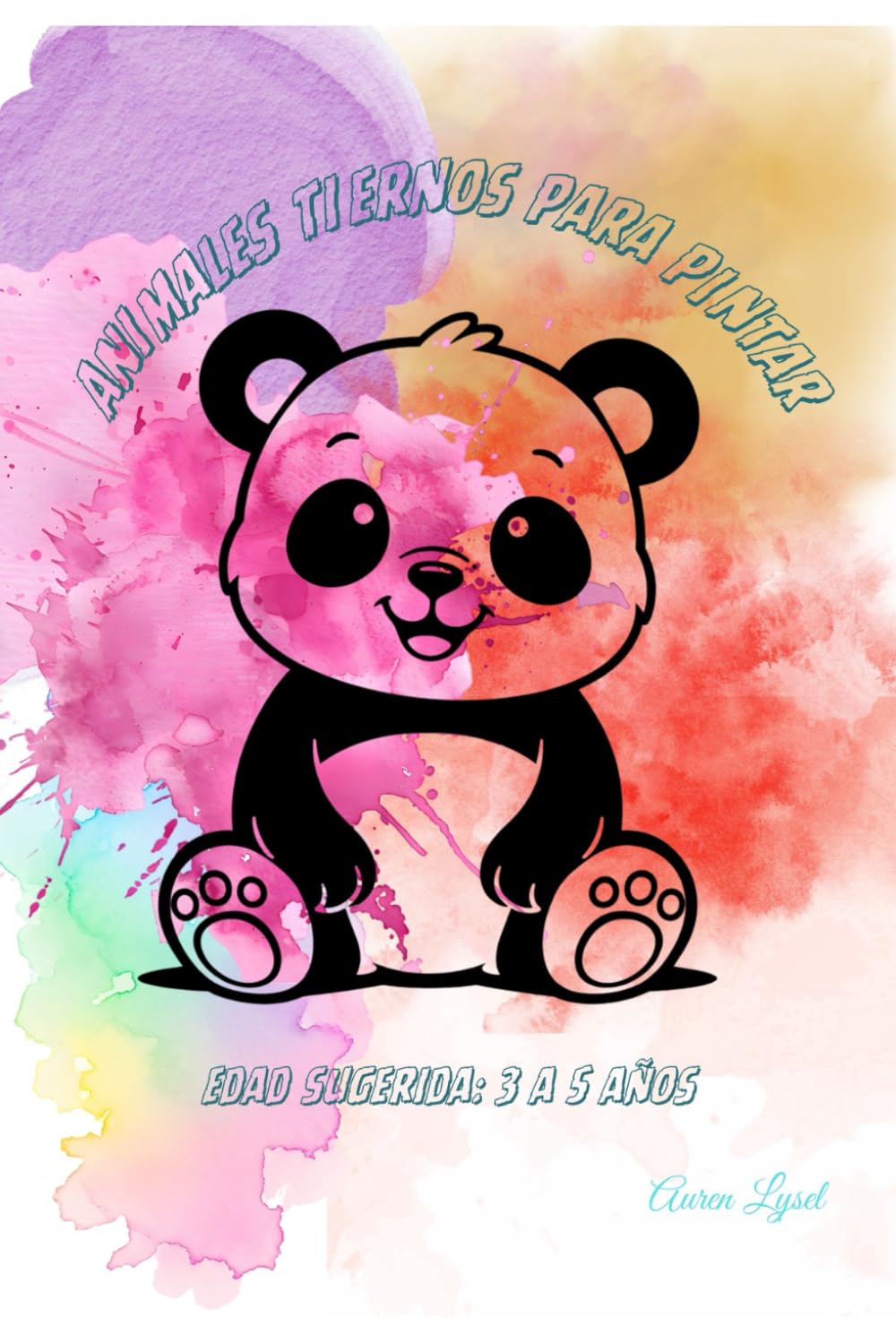 Animales tiernos para colorear: Un libro para colorear para niños de 3 a 5 años