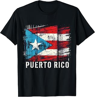 Puerto Rico Flag Heritage Month Hispanic Boricua Rica T-Shirt