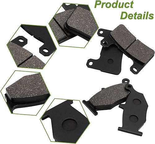 Miniatura 3 de ZICOO Pastillas de freno delanteras y traseras para SUZUKI GSXR 600 GSXR600 GSXR 750 GSXR750 2006-2010 V-Strom DL1000 ABS 2014-2020 GSXR1000 GSXR