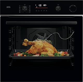 AEG 6 Wifi Einbaubackofen, SteamCrisp - 25 Prozent Dampf, TR6PB50WSB