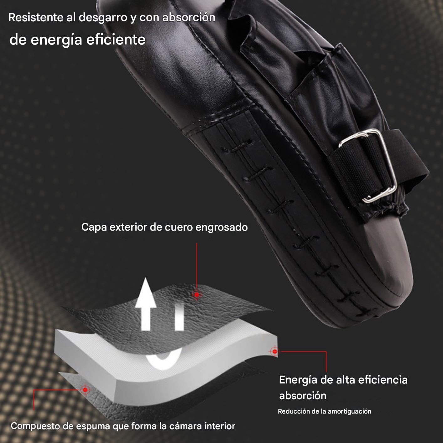 Almohadillas de Boxeo Curvo para Entrenamiento de Artes Marciales Muay Thai Kickboxing