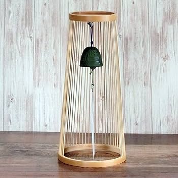 竹細工 Amazon.co.jp: 伝統的工芸品 駿河竹千筋細工 置き風鈴 初風 25