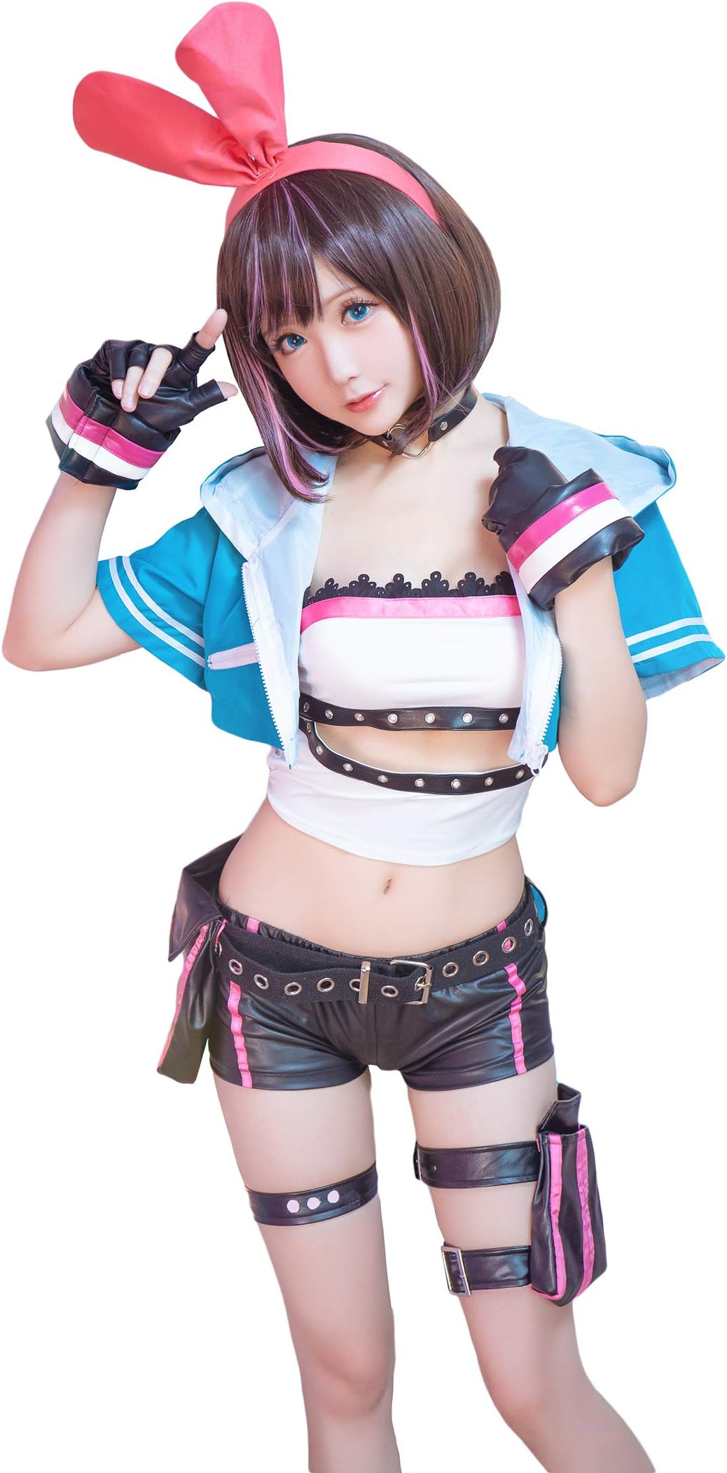 Nuoqi Kizuna AI Anime Cosplay Costume Outfit Full Set