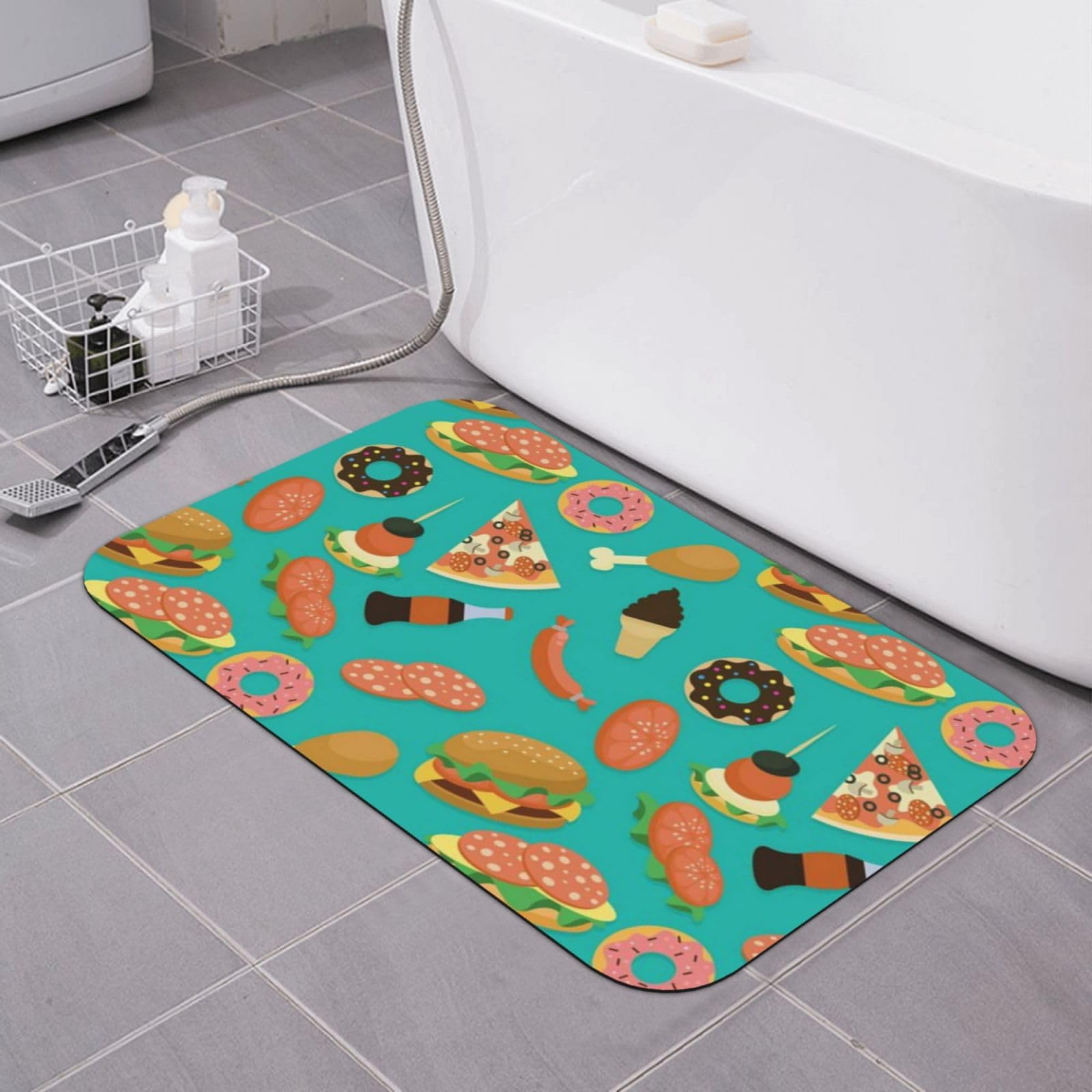 Tapis de bain en terre de diatomée pour éviter les sols mouillés