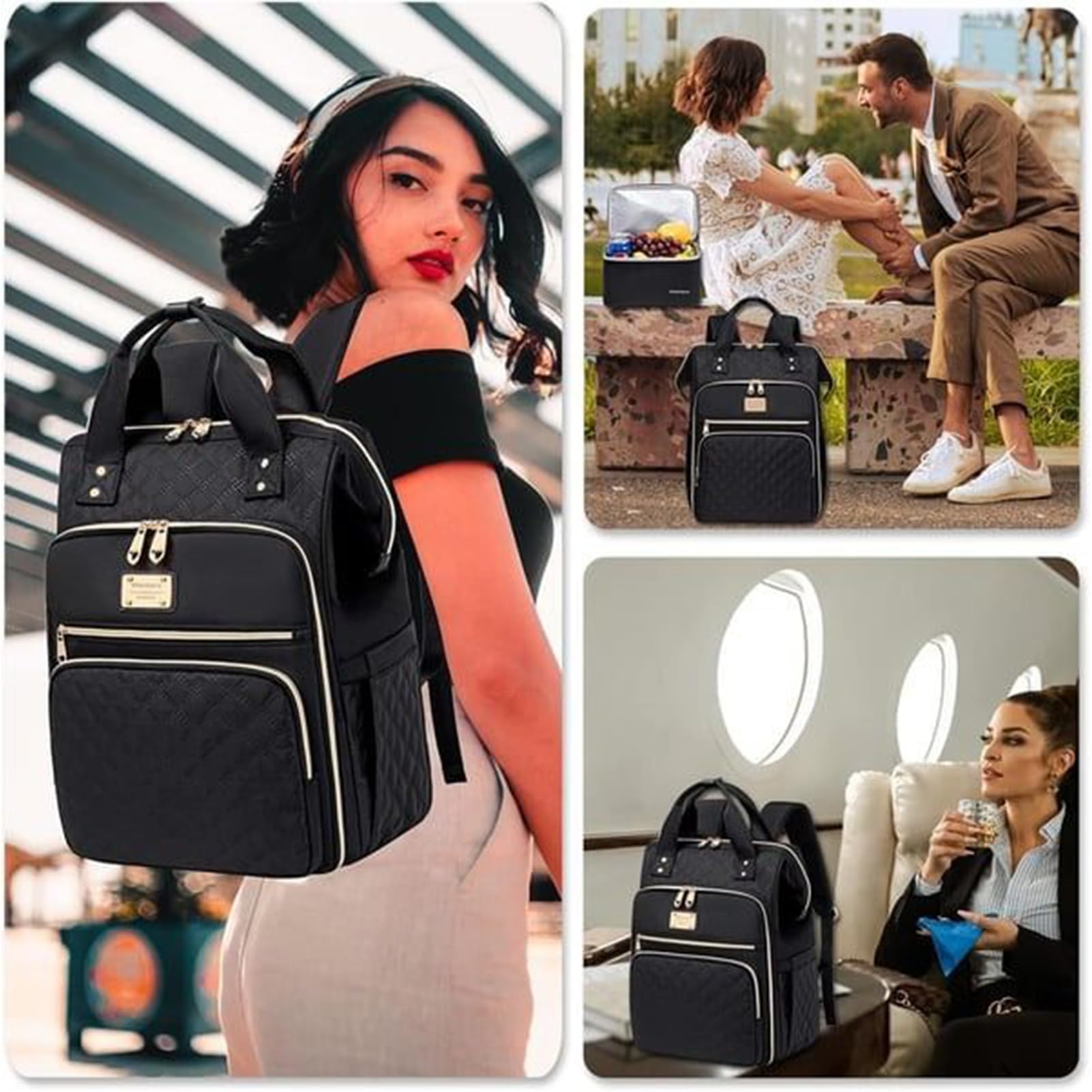 Zaino Pranzo - Borsa Per Laptop Con Scompartimento Frigo,Borsa Da Lavoro Alla Per Uso Quotidiano Scuola Viaggi Picnic Vacanze Escursionismo Ufficio | Escursionismo Vacanza Campeggio Viaggio Scuola