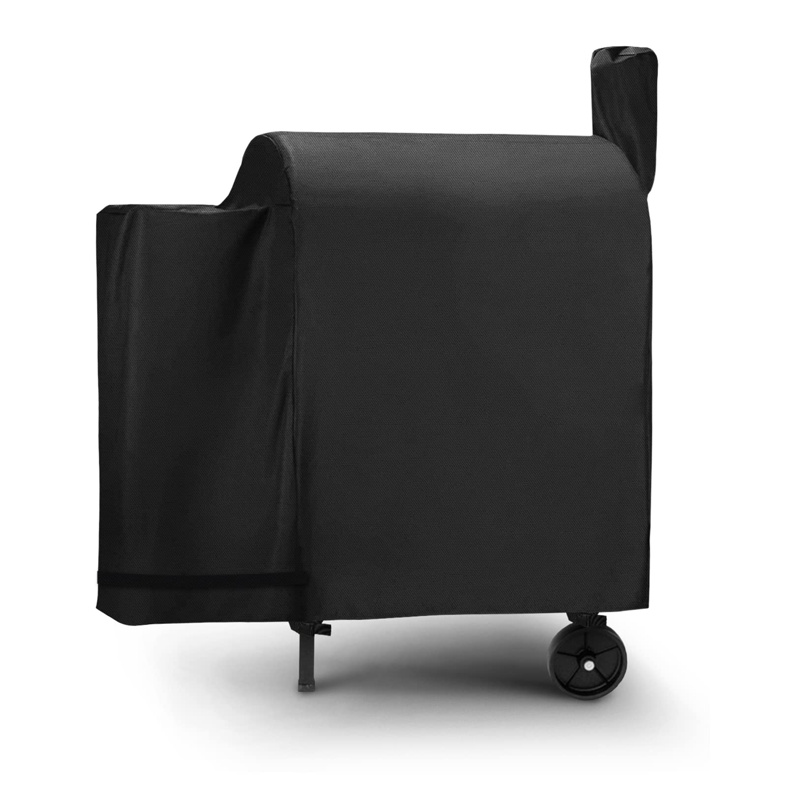 AKEfit Outdoor Heavy Duty Waterproof Grill Cover Compatible for Wood Pellet Grill and Smoker Full Length Barbecue Grill Cover All Weather Protection Black 41" Lx22 Wx39 H