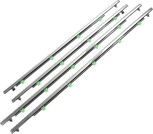 X AUTOHAUX Cinturón de sellado de ventana para Honda CR-V 2007-2011 72450-SWA-A01 72410-SWA-A01 72410-SWA-A01 72950-SWA-A01 72910-SWA-A01 Barrido de