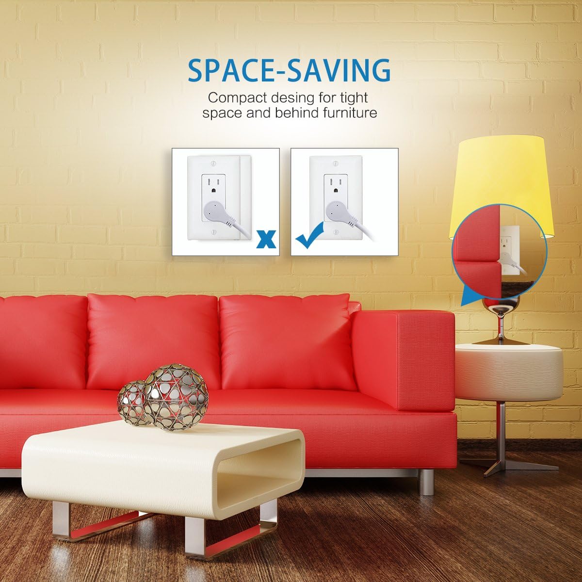 Promo 40% OFF ClearMax 25 Feet 3 Outlet Extension Cord, Indoor Round Angled 3-Prong Grounded Plug, Round Wire, 16 AWG, 13A, 125V, 1625 Watts, UL Listed - White (1 Pack) Best Deal ClearMax 25 Feet 3 Outlet Extension Cord, Indoor Round Angled 3-Prong Grounded Plug, Round Wire, 16 AWG, 13A, 125V, 1625 Watts, UL Listed - White (1 Pack)