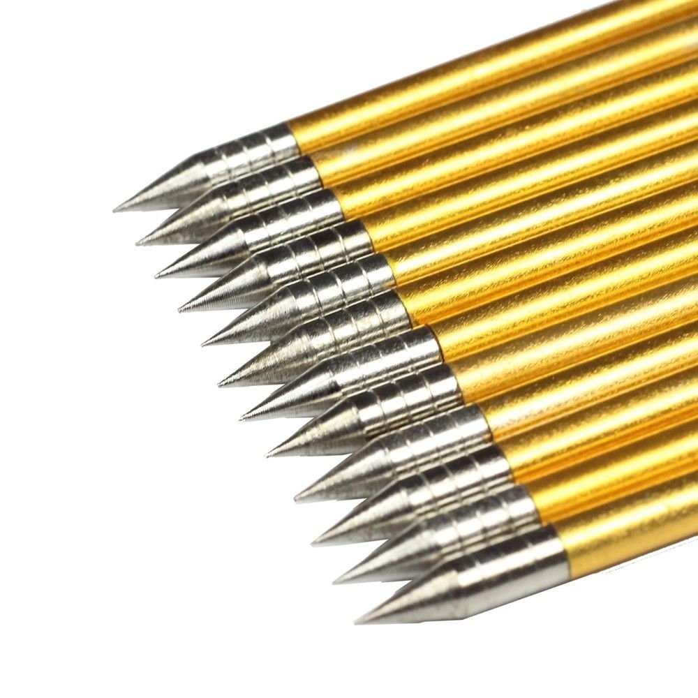 Huntingdoor Bulloni per Balestra, Punti per bulloni in Alluminio per balestre, frecce da 6,5 "Frecce per Caccia in Acciaio per Pistole per palloni da 50-80 lbs(24PCS)