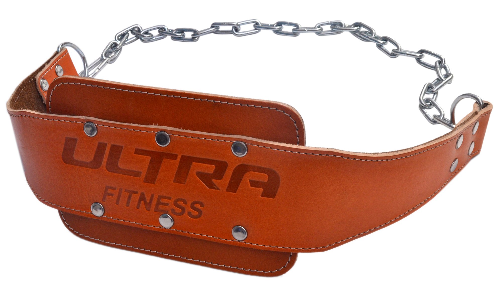 ULTRA FITNESS Leather Dipping Belt Pro Dip Belt For pull ups and dips