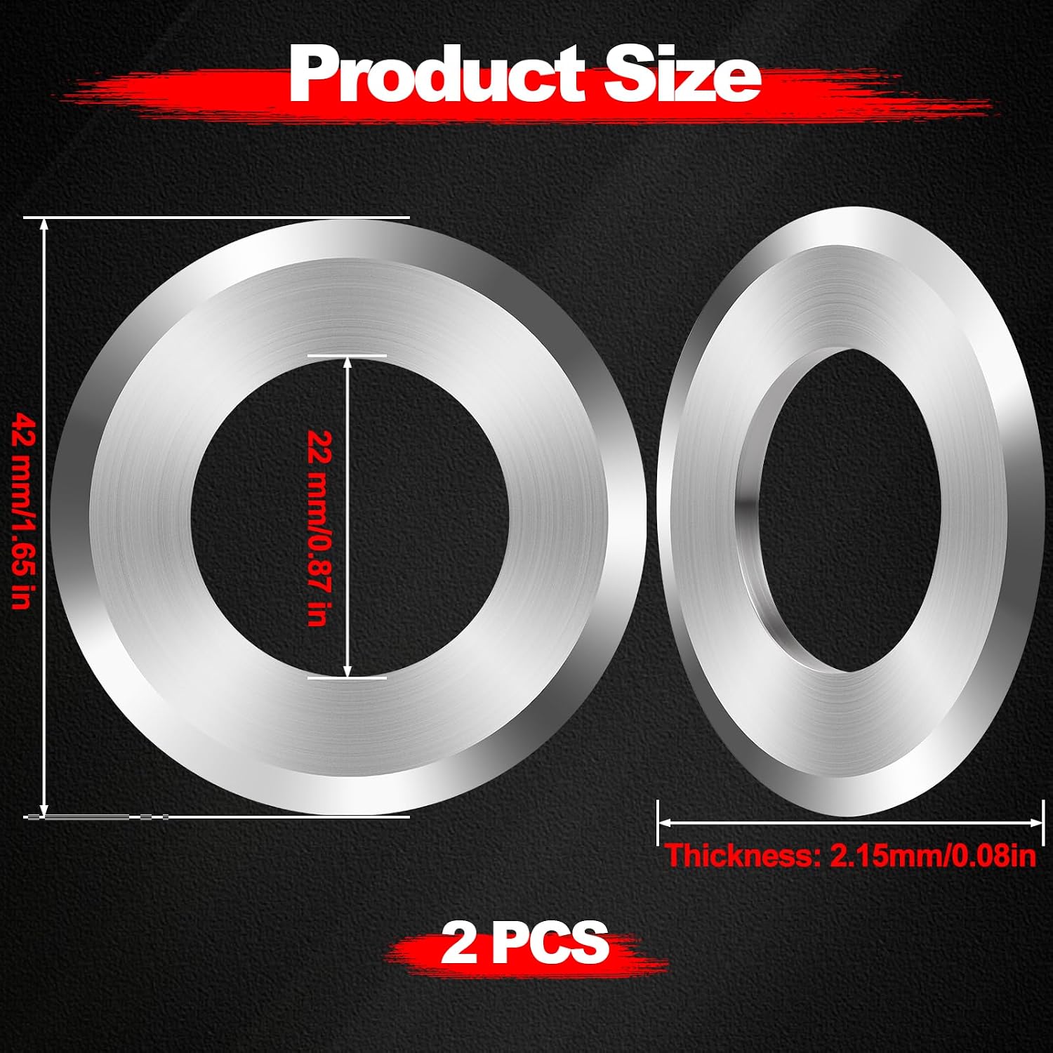 Trivd Frol 2 PCS Manual Wire Stripper Replacement Blades, Tungsten Steel image 3