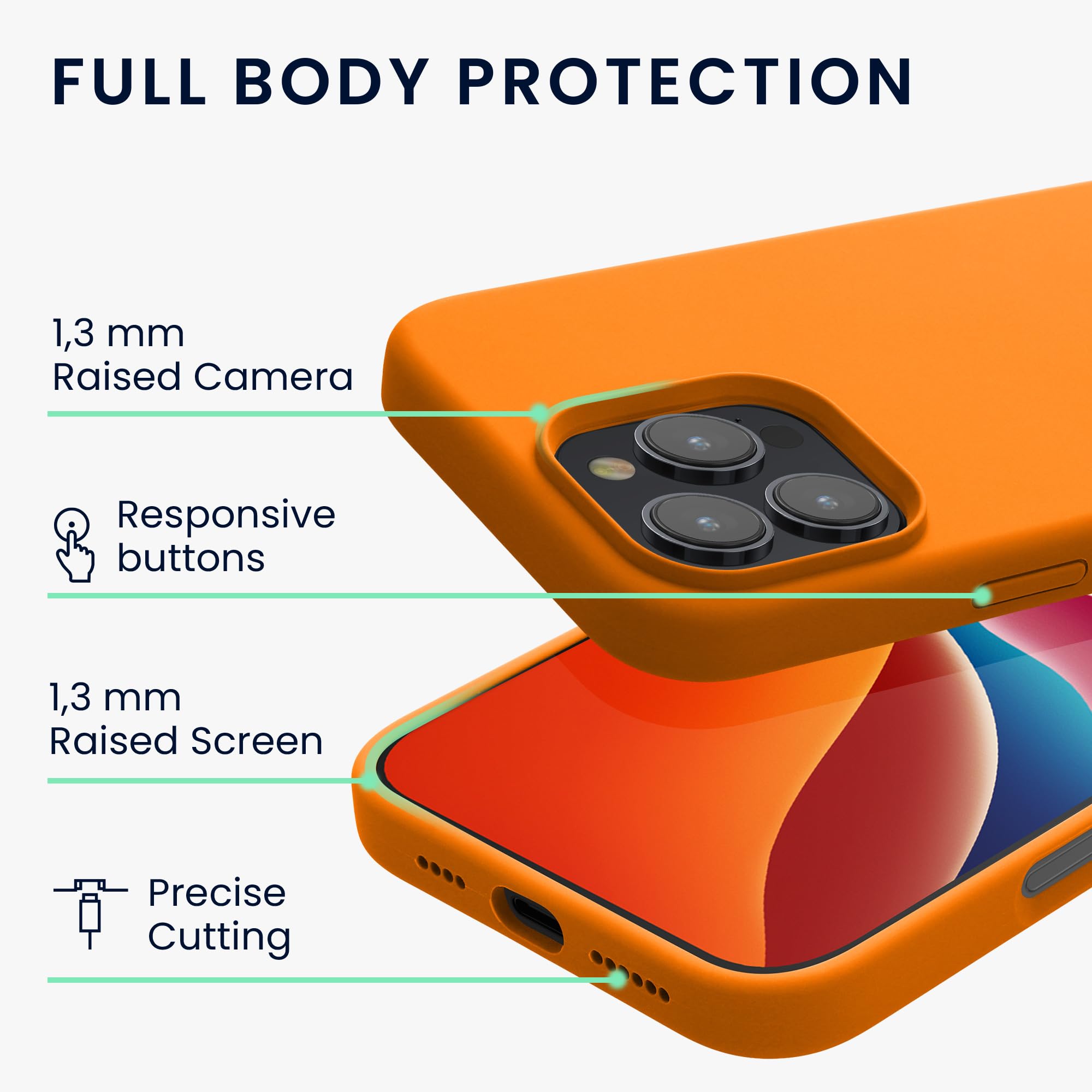 Amazon.com: kwmobile Case Compatible with Apple iPhone 16 Pro Max
