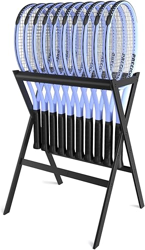 Miniatura 9 de Soporte de almacenamiento de raqueta de tenis, soporte para raqueta de tenis, estante de almacenamiento de raqueta de tenis duradero y almacenable