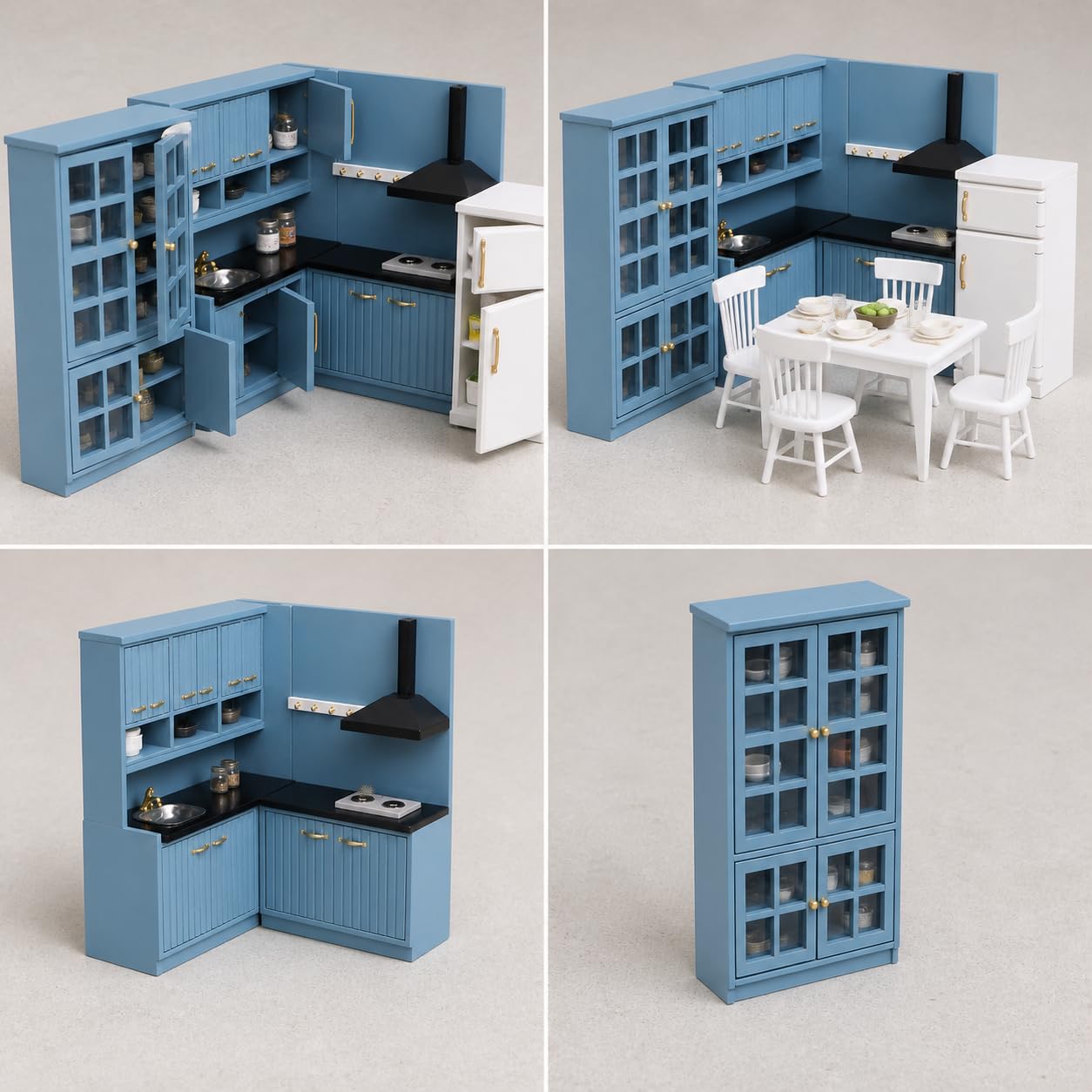 Mobili Casa Bambole 1:12, Set completo: mobile cucina