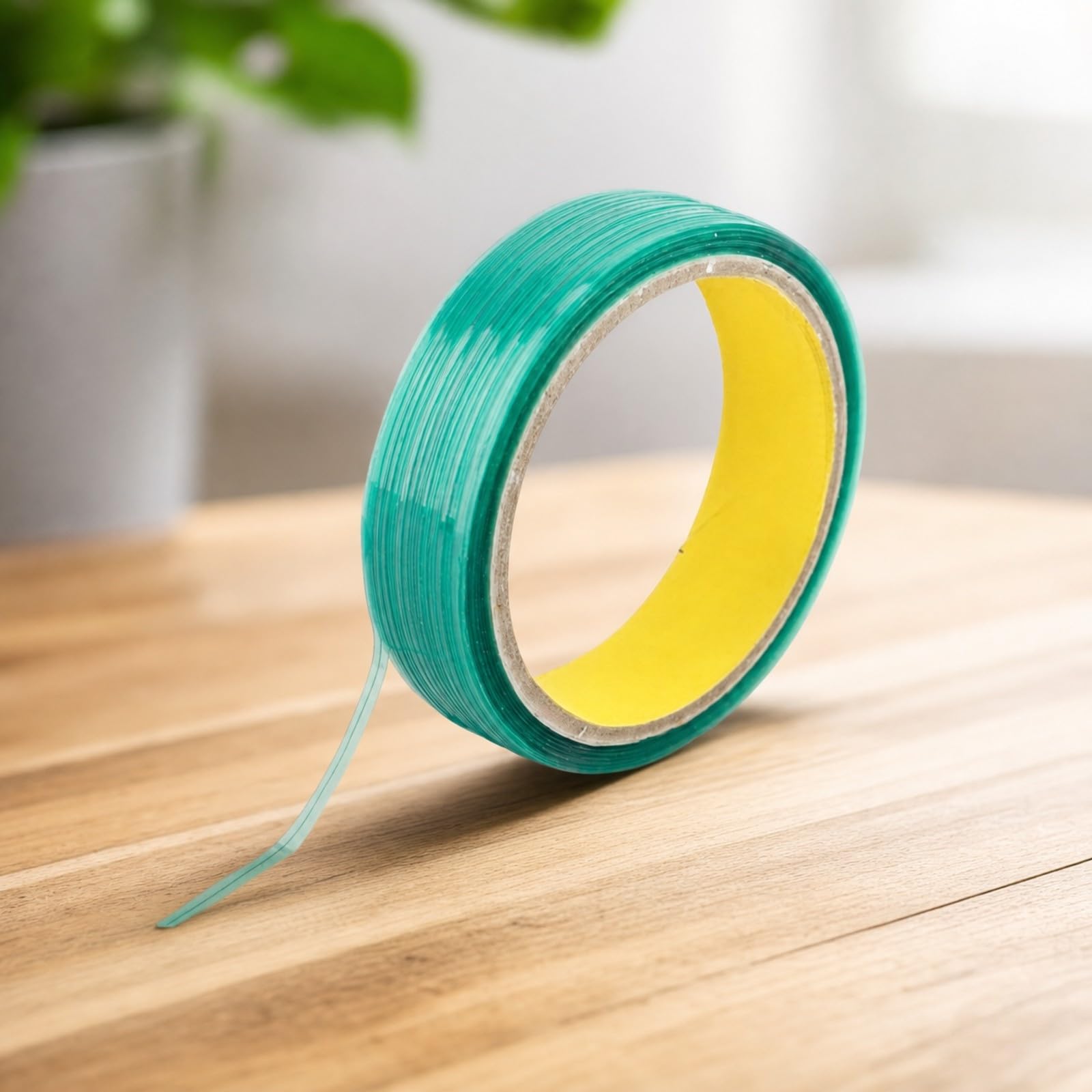 Filo per Mascheratura da 3.5 Mm Sottile | Verde Traslucido, Filo per Mascheratura con Adesivo, Autoadesivo, Carrozzieri