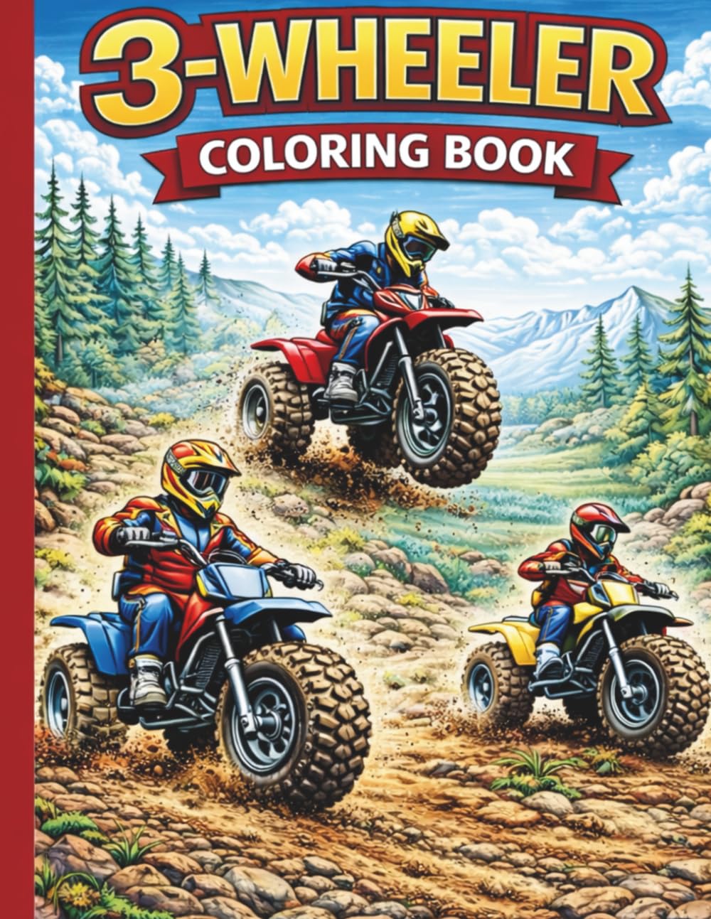 Classic Three-Wheelers Coloring Book: Coloring & Activity Book for Kids (Extreme Off-Road Vehicles Coloring Book Series)