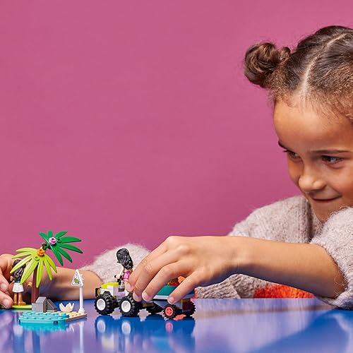 Miniatura 2 de LEGO Friends Turtle Protection Vehicle 41697 - Juego de juguetes de construcción para niños, niñas y niños a partir de 6 años (90 piezas)