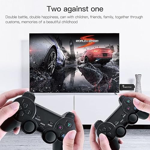 Miniatura 5 de 4k HD TV Game Stick 64G consola de videojuegos incorporada más de 10000 juegos retro juego de mano 2 × Gamepad inalámbrico