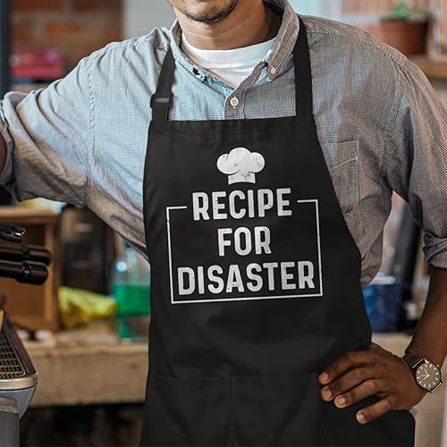 Miniatura 5 de SANDJEST Delantal divertido para papá, cumpleaños, día del padre, cocina, parrilla, regalos para hombre