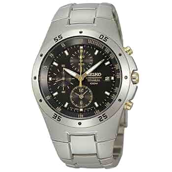 Amazon.co.jp: [セイコー] SEIKO 腕時計 チタン クロノグラフ