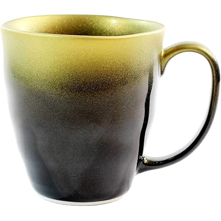 Amazon Co Jp 桐箱入り 有田焼の陶芸家が丹精込めて造った高級マグカップ 天目金彩 伝統工芸品 ホーム キッチン