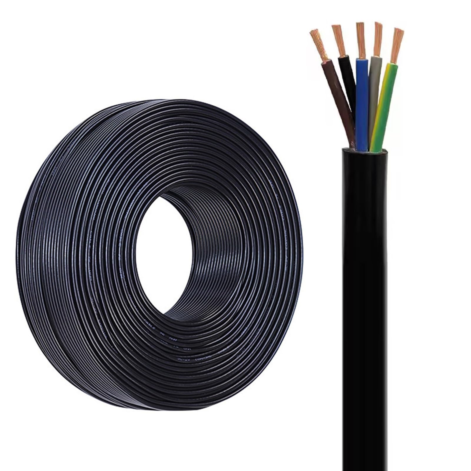 Cable de cobre libre de oxígeno de 30m para la instalación segura de maquinaria CNC