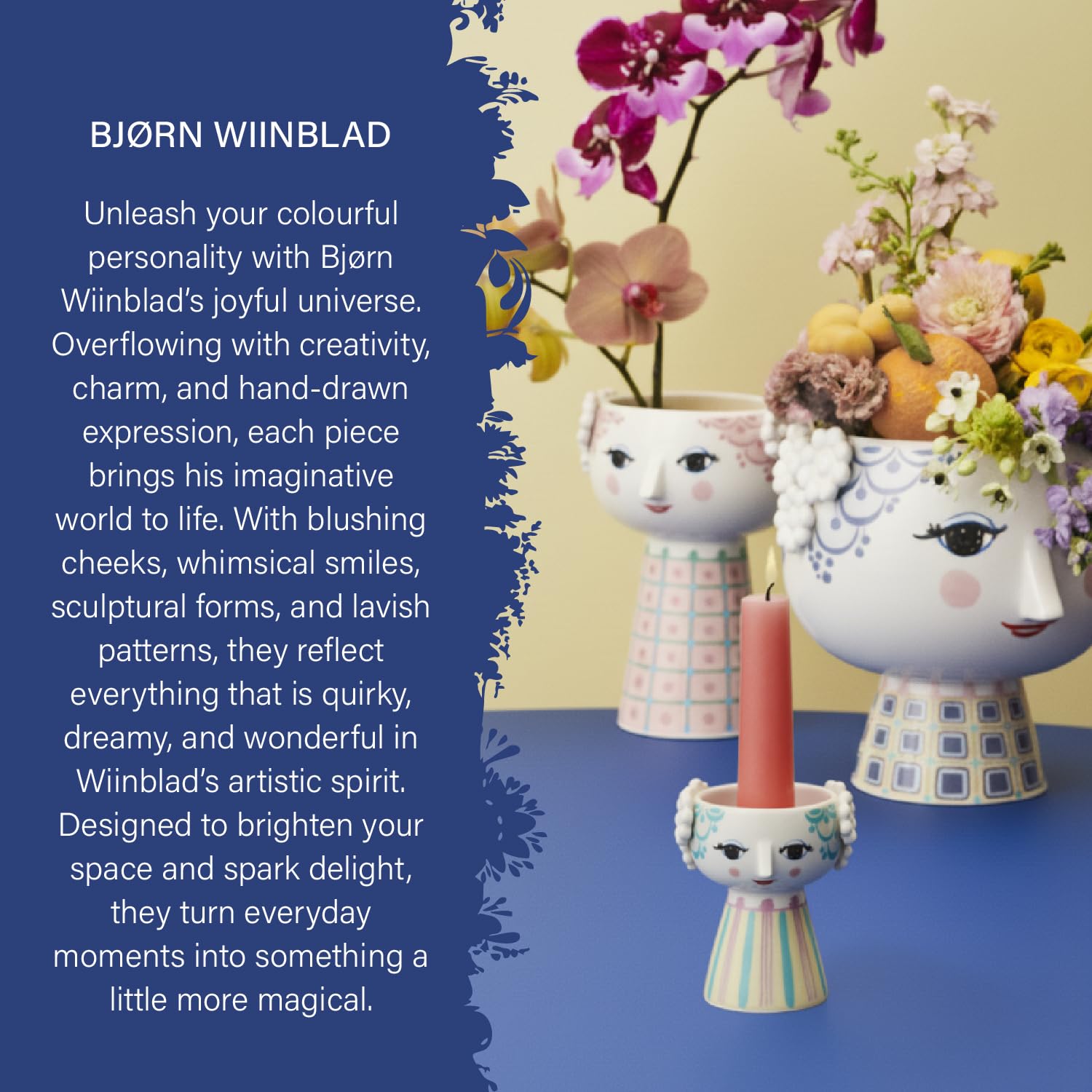 Amazon.co.jp: ビヨン・ヴィンブラッド Bjorn Wiinblad 花瓶 EVA